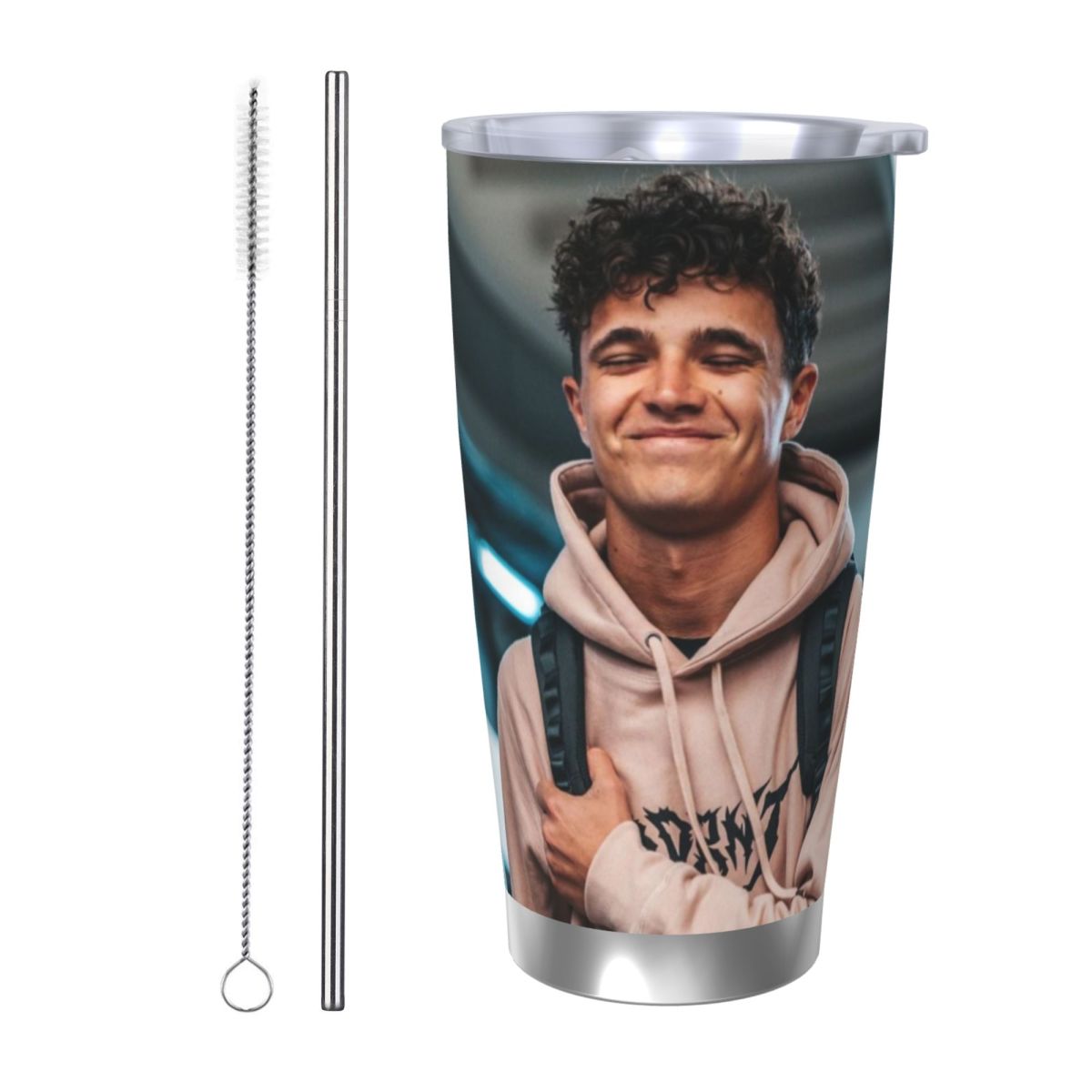 Stainless Steel Straw - Lando Norris 20oz Paslanmaz Çelik Araba