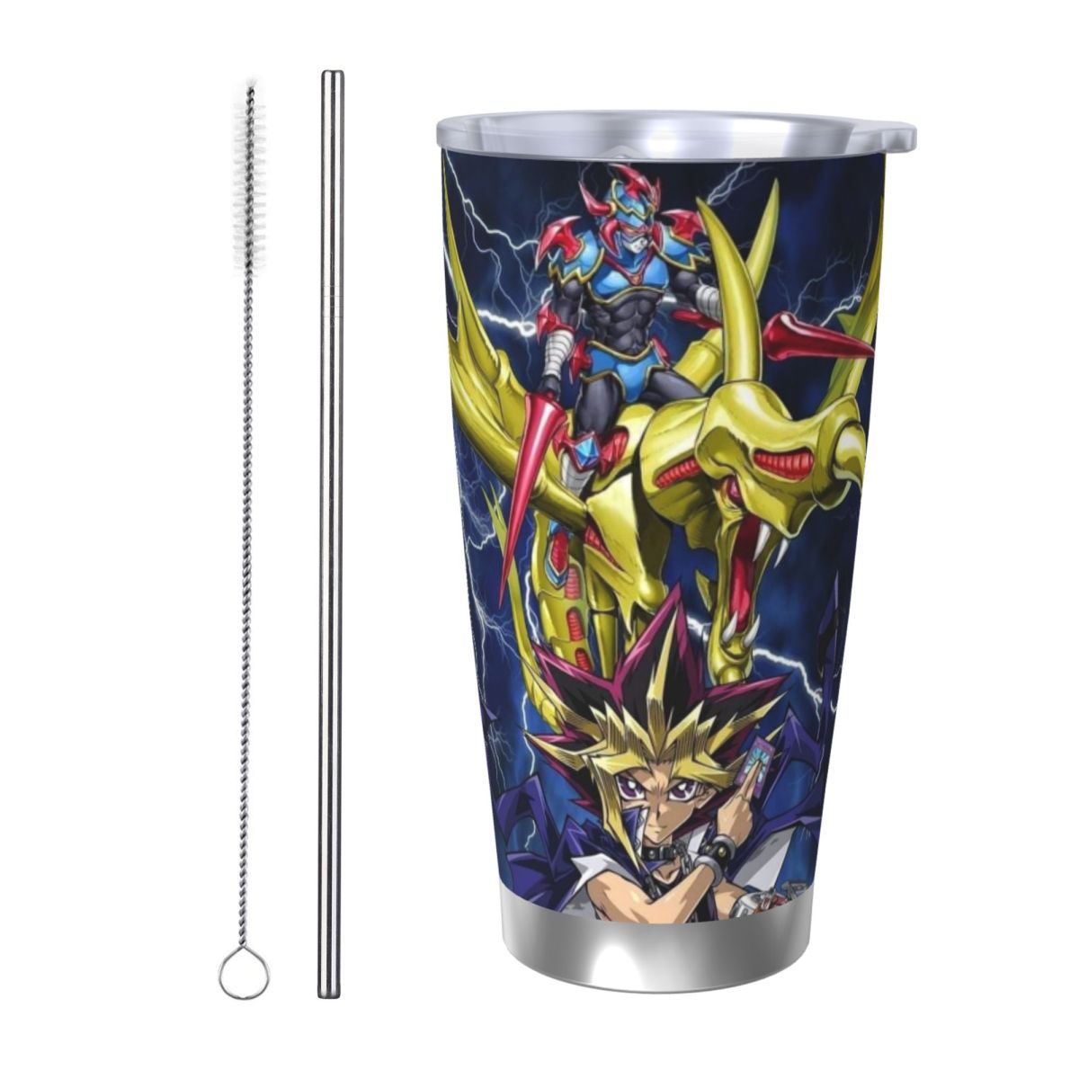 Stainless Steel Straw - Manga-Yu-Gi-Oh 20oz Paslanmaz Çelik Araba Kupası