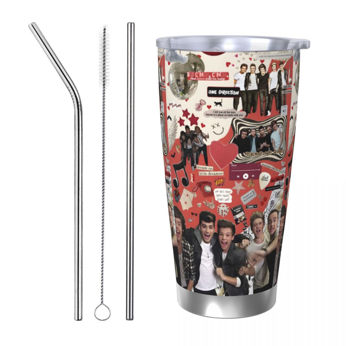 Stainless Steel Straw - O-One-D-Directions 20oz Paslanmaz Çelik Araba Kupası