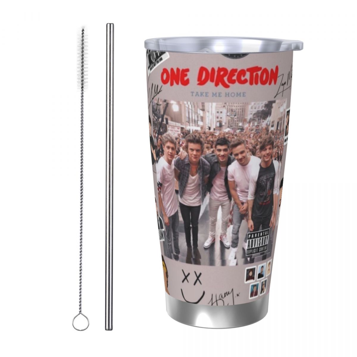 Stainless Steel Straw - O-One-D-Directions 20oz Paslanmaz Çelik Araba Kupası