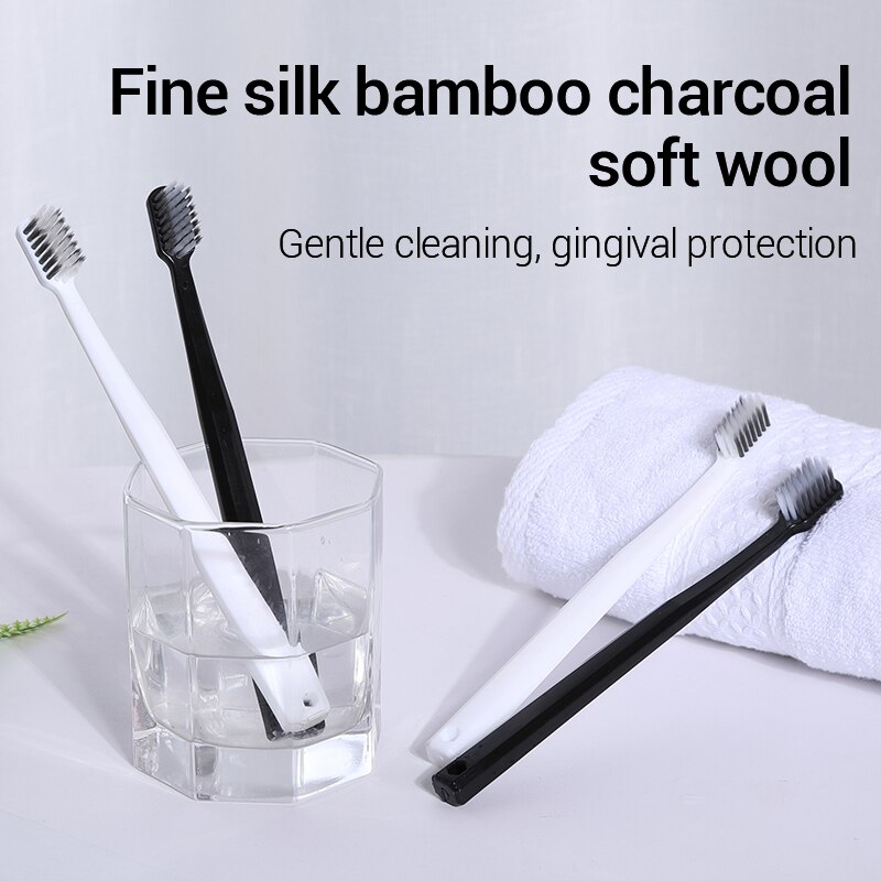 10 adet bambu kömür fırça ipek - Bamboo Toothbrush Set incelemesi ve fiyatı