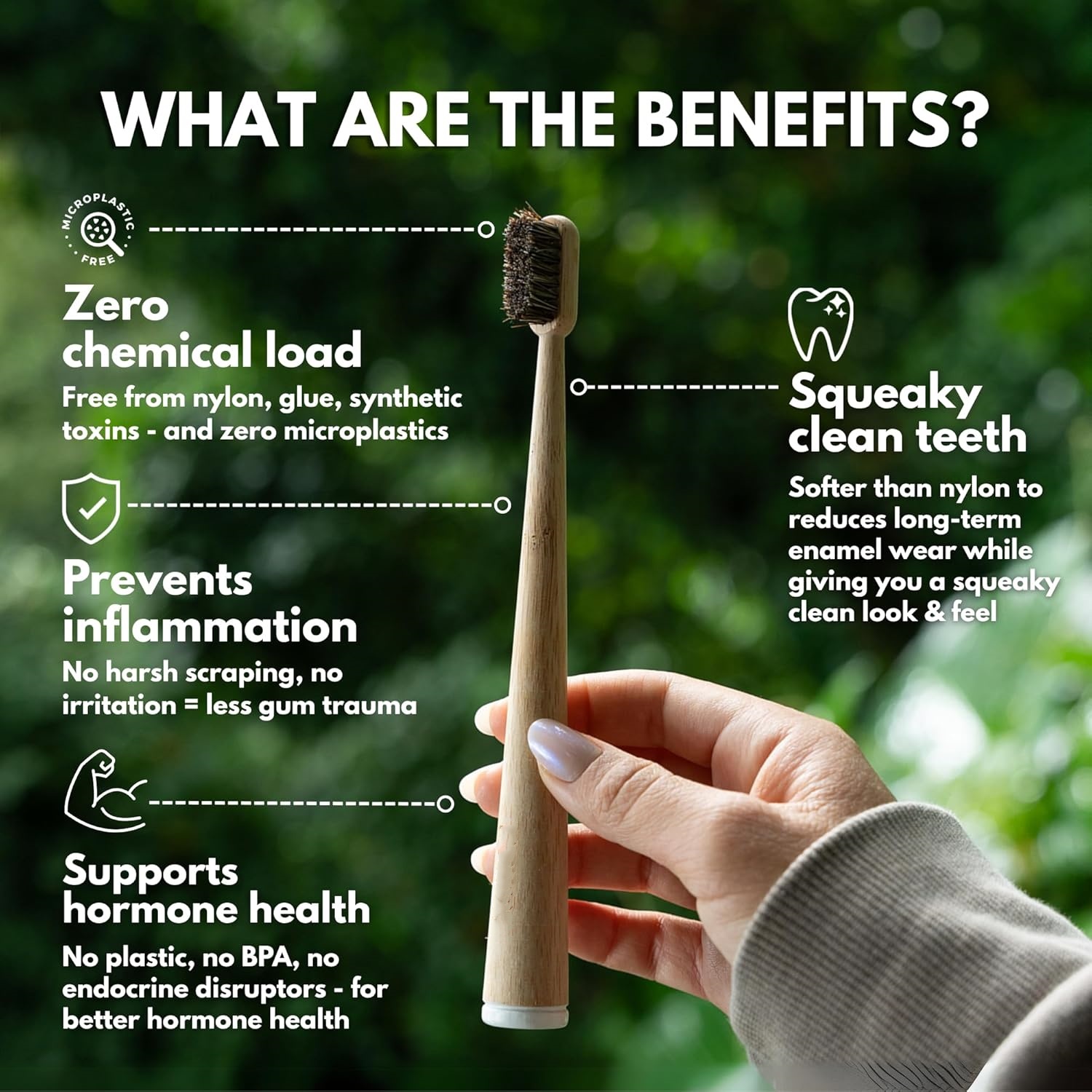 5 adet at kılı bambu diş fırça - Bamboo Toothbrush Set incelemesi ve fiyatı