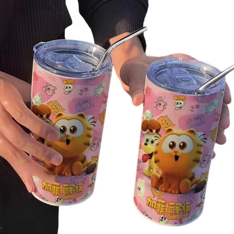 Garfield Kahve Fincanı Çiftler - Stainless Steel Straw incelemesi ve fiyatı