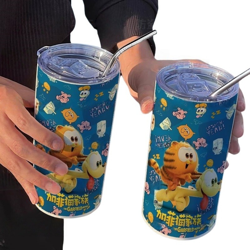 Garfield Kahve Fincanı Çiftler - Stainless Steel Straw incelemesi ve fiyatı