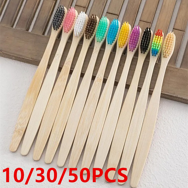 10 Paket Doğal Bambu Diş Fırça - Bamboo Toothbrush Set incelemesi ve fiyatı