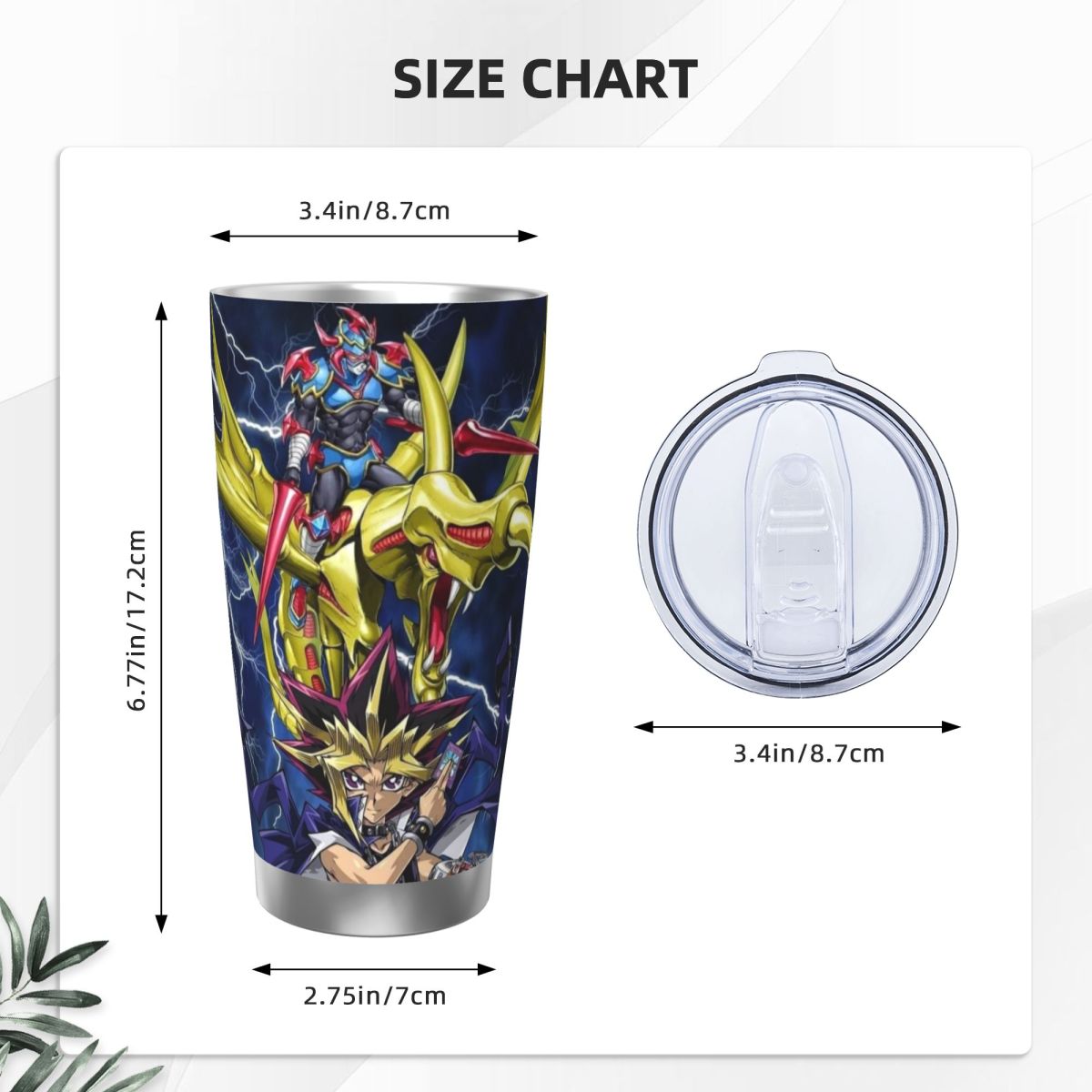 Manga-Yu-Gi-Oh 20oz Paslanmaz  - Stainless Steel Straw incelemesi ve fiyatı