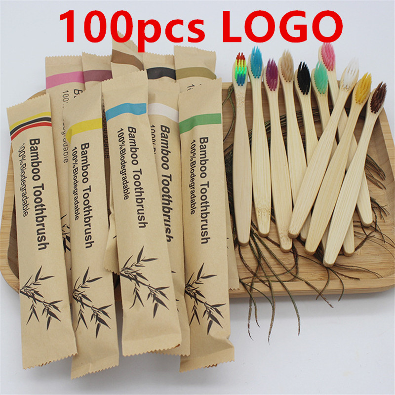 50/100 adet özelleştirilebilir - Bamboo Toothbrush Set incelemesi ve fiyatı