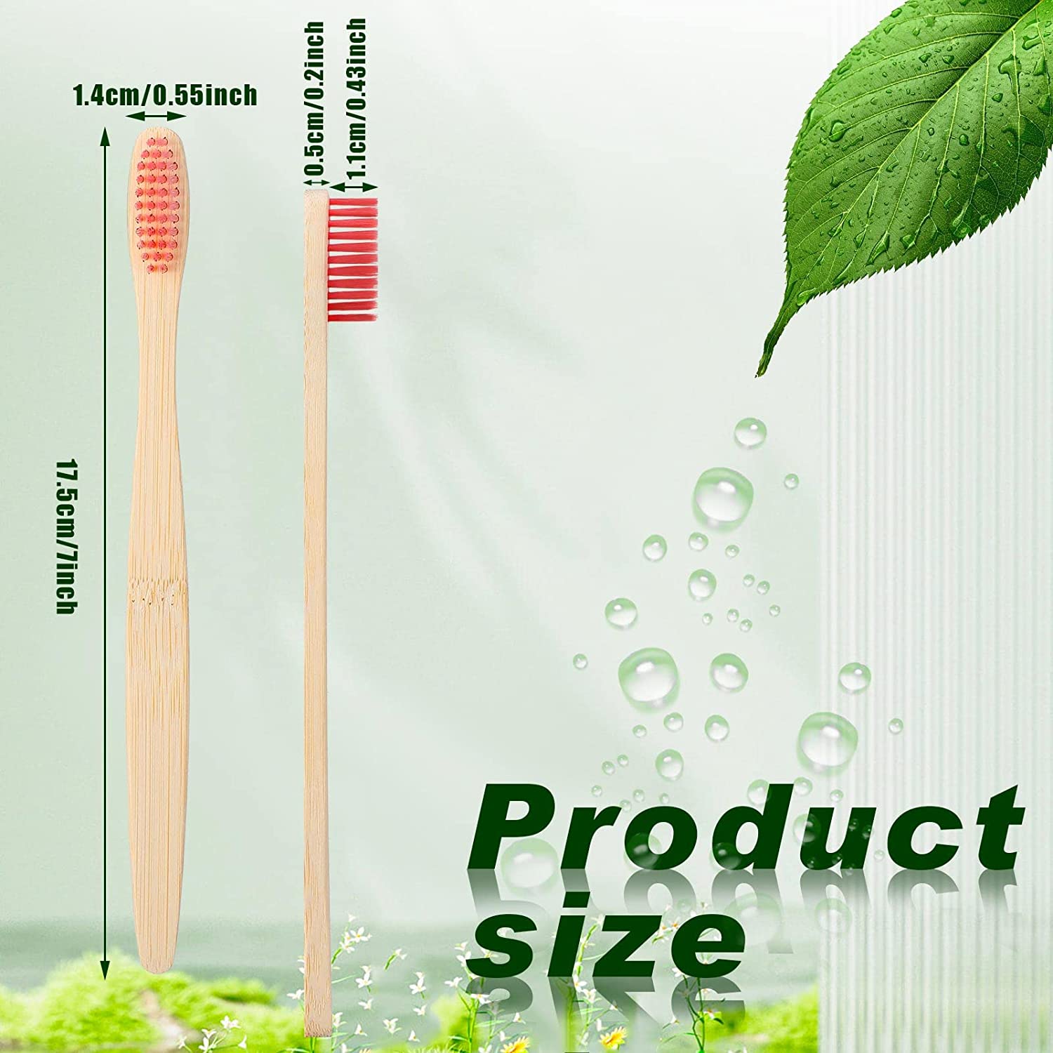 100 adet Özel Logo Çocuklar Ba - Bamboo Toothbrush Set incelemesi ve fiyatı