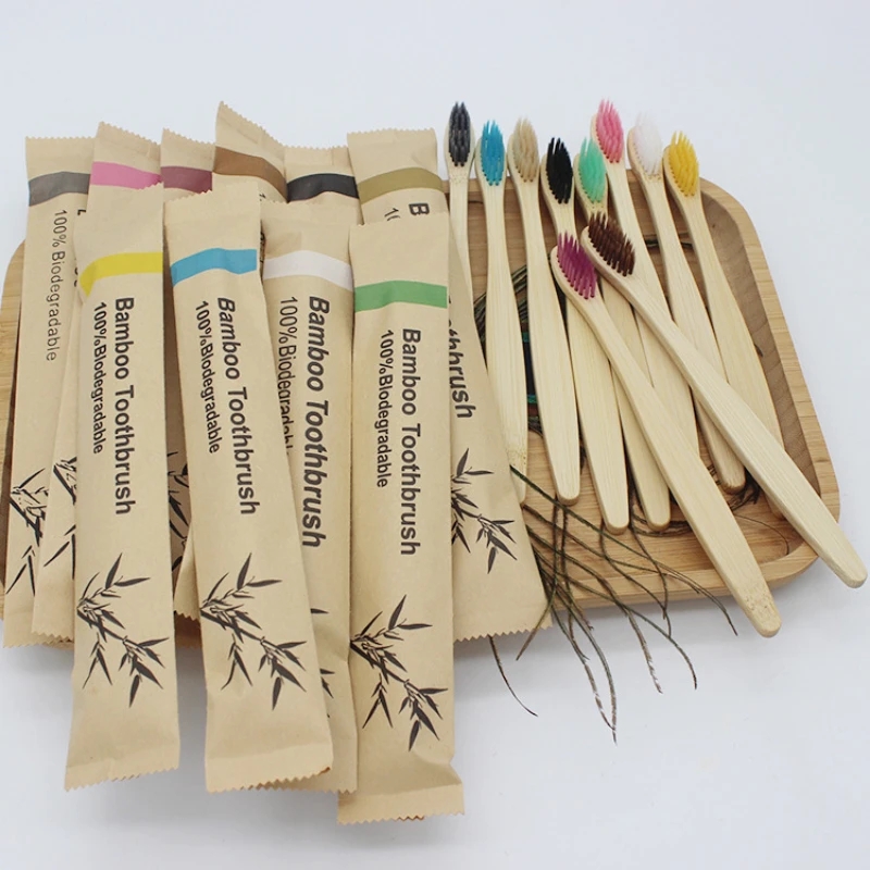 Bambu diş fırçaları 100 adet ç - Bamboo Toothbrush Set incelemesi ve fiyatı
